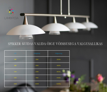 Vali õige pirn!